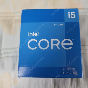 인텔 i5 12500 정품 미사용 쿨러 포함