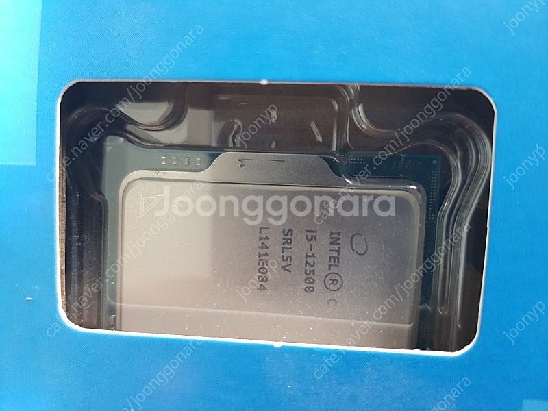 인텔 i5 12500 정품 미사용 쿨러 포함--1