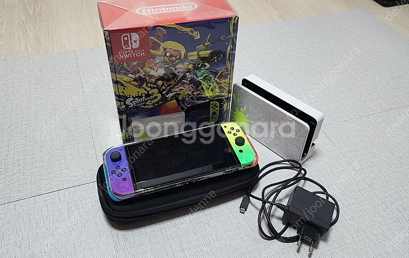 닌텐도 스위치 oled 스플레툰 에디션 깨끗한 중고 판매합니다--1