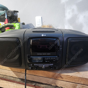 lg cd플레이어 카세트 라디오 cdp 붐박스 cd-375