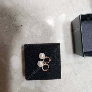 14k로즈 진주담수귀걸이 7~8mm