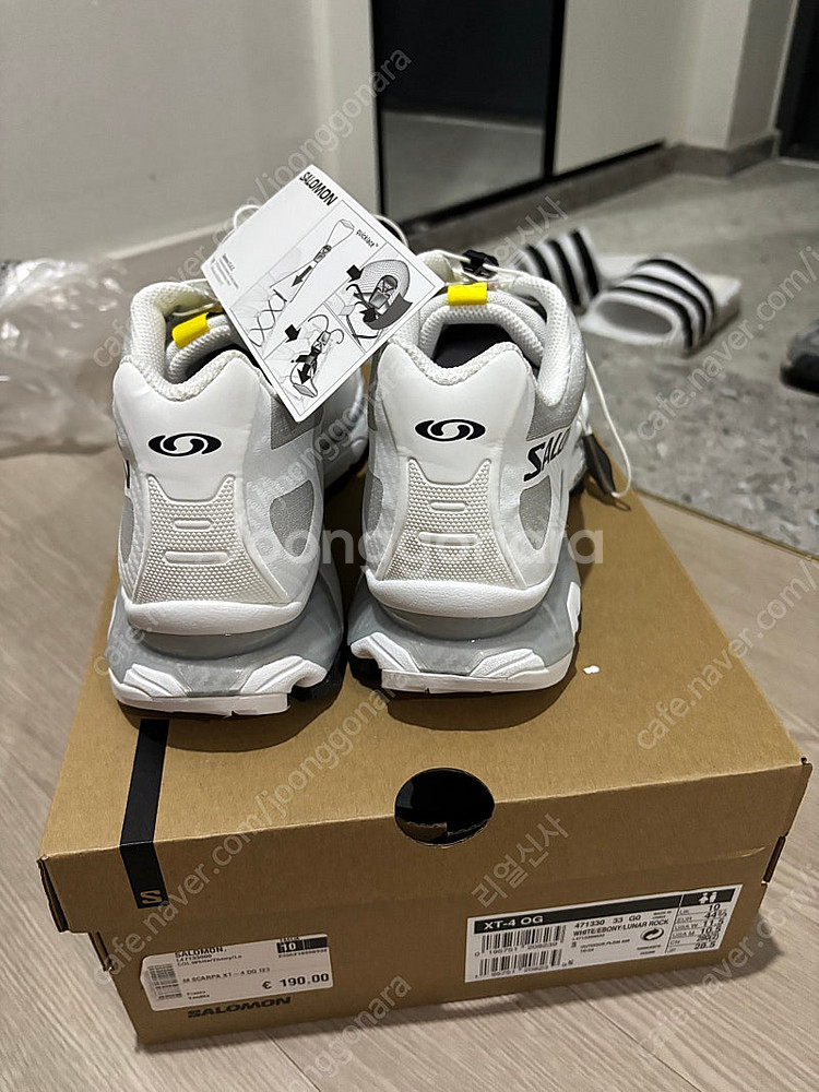 살로몬 XT-4 화이트 루나락 285사이즈--3