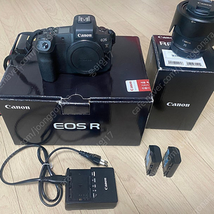 캐논 정품 EOS R 바디 + RF 35mm 1.8 렌즈 팝니다~