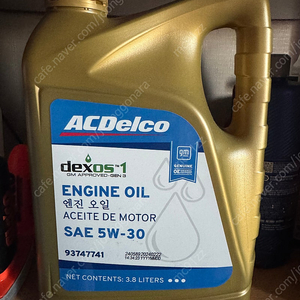 GM쉐보래 AC델코Dexos1Gen3 5W30 3.8L