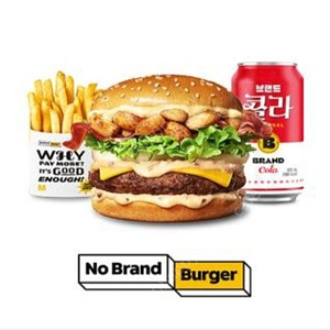 노브랜드버거 통마늘베이컨버거세트