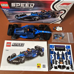 레고 스챔 77249 윌리엄스 FW46 F1 스티커미사용
