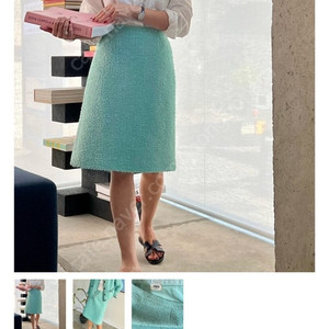 (구해요) 쎄모먼 louna tweed skirt 36