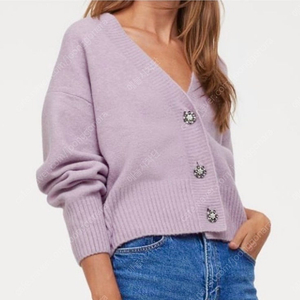 h&m 에이치앤엠 흐앤므 보석가디건