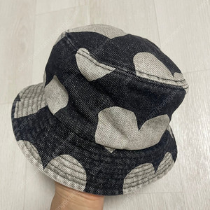 리미떼두두 모자 s 리미떼두두 데님 하트 버킷햇