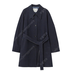 이울라이 half mini coat 네이비