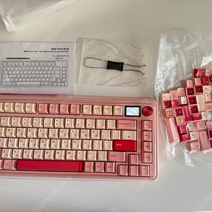 FL-ESPORTS CMK75 유무선 LCD 기계식 키보드