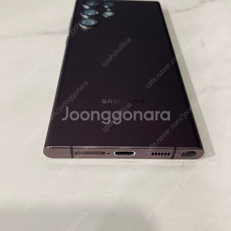 갤럭시 S22울트라 버건디 256기가 27만원 판매합니...--2