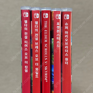 닌텐도 스위치 칩 5종 (젤다, 스카이림, 포켓몬, 마리오) 판매 (가격 칩마다 상이)