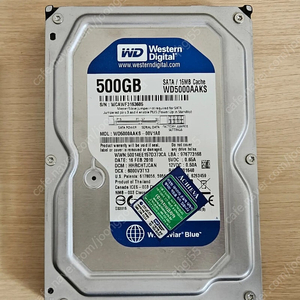 3.5인치 HDD 500기가 팝니다