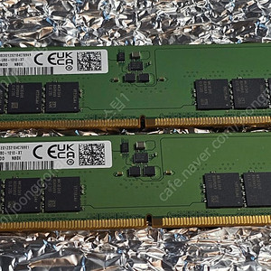 삼성램 RAM ddr5 32G PC5-5600B (2개 있음)