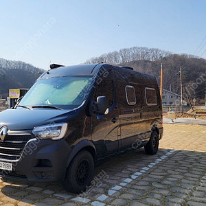 르노마스터캠핑카 중고 에어서스펜션장착 및 하체더블쇼바보강 오프로드 튜닝 + 각종편의 full 작업