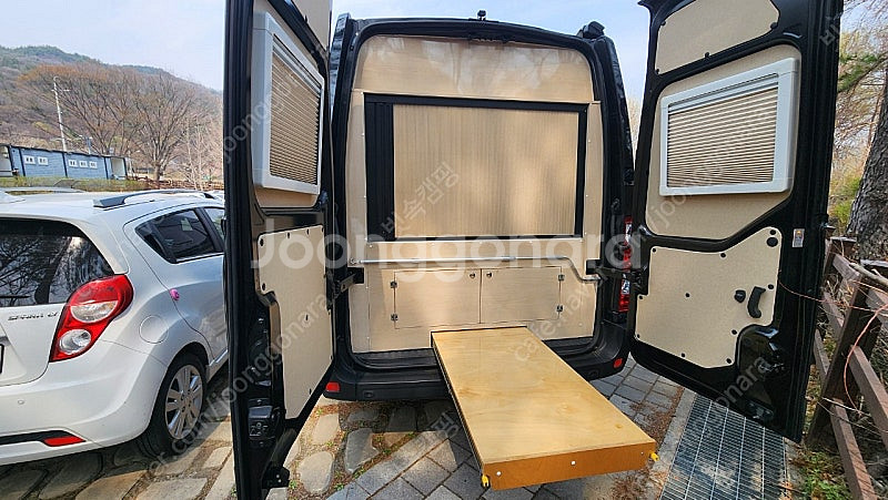 르노마스터캠핑카 중고 에어서스펜션장착 및 하체더블쇼바보...--6