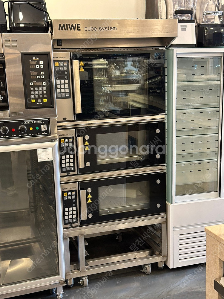 미베 데크오븐 미베 컨벡션오븐 1매 2단 + 3단 콤비오븐--8