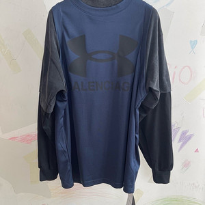 좌쓰 Balenciaga 발렌시아가 언더아머 트리플 레이어드 티셔츠