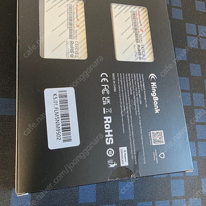 킹뱅크 DDR5 8400Mhz CL38 48GB RGB 화이트(24*2) 미개봉 팝니다.