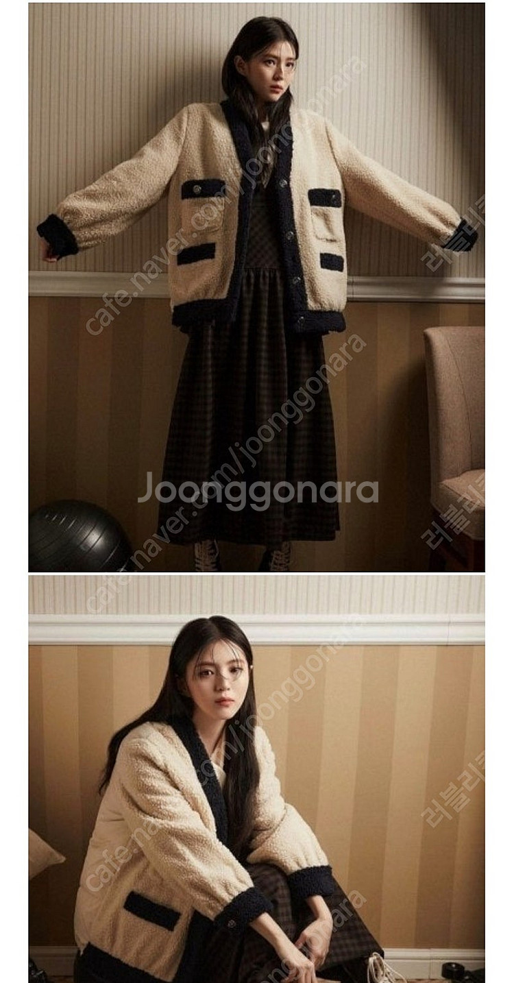 럭키슈에뜨 뽀글이 패딩--4