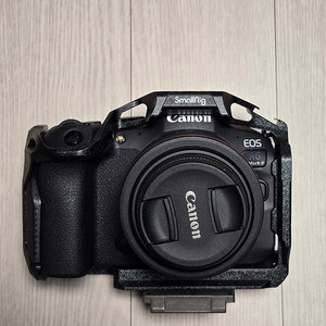 캐논 r6 mark2 +RF35mm+스몰리그케이지+마이크+ND필터,블랙미스트필터