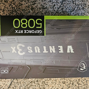 MSI RTX 5080 벤투스 3X OC 미개봉