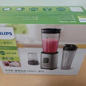 필립스 뉴 미니 블랜더 새상품 HR2604/80