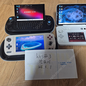 aya neo air 1s , aya neo slide,aya neo flip ds 팝니다.