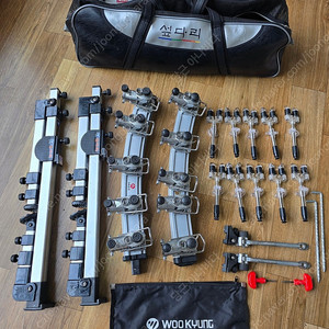 우경 실버 라운드 10단 받침틀 섶다리세트