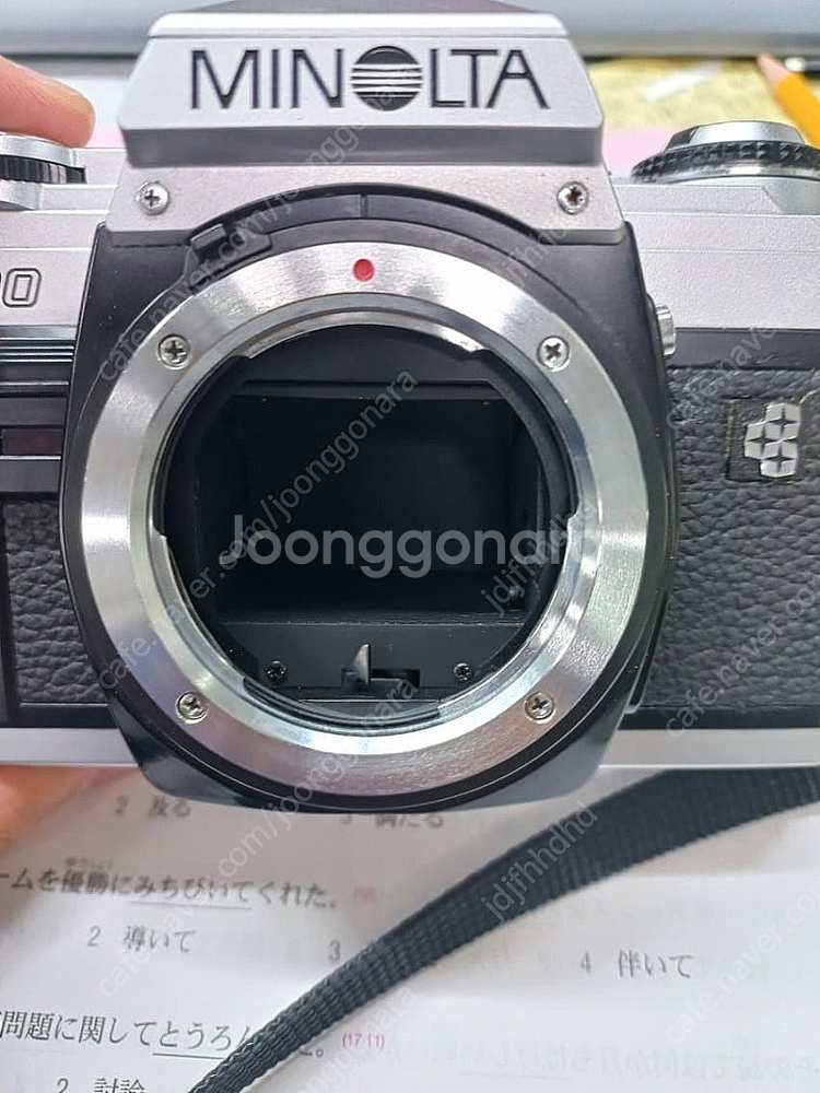 미놀타 x300 필름카메라(정크)와 렌즈--0