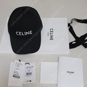 셀린느 CELINE 베이스볼 캡 - 블랙 L 판매합니다!! :)