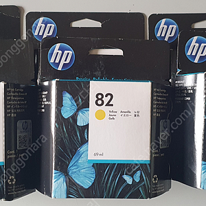 HP 정품 잉크카트리지 [ C4844A, C4911A, C4912A, C4913A ]