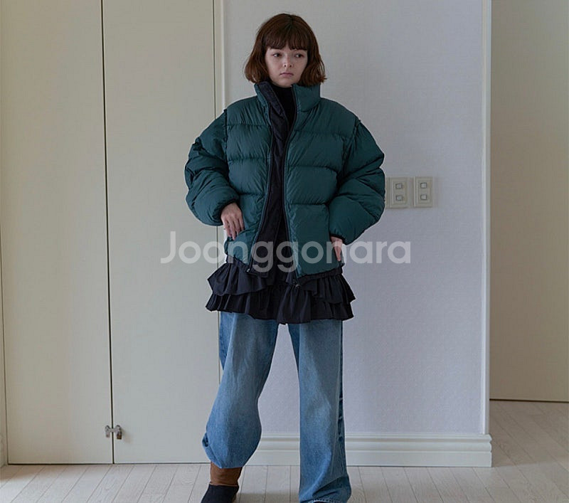 노컨텐츠(nocontent) 패딩 점퍼 덕다운(새상품/...--2
