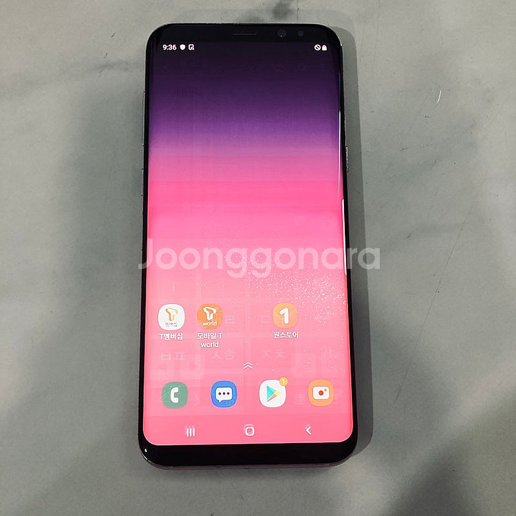 갤럭시 S8플러스 로즈핑크 64기가 5만원 판매합니다--5