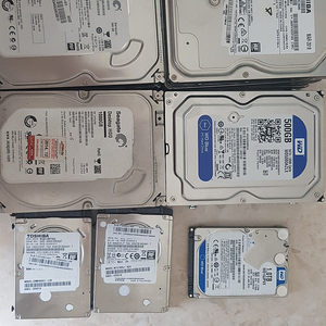 하드디스크 HDD PC용 노트북용 1테라 500기가 1TB 500GB PC용 HDD 저렴히 팝니다 시게이트 도시바