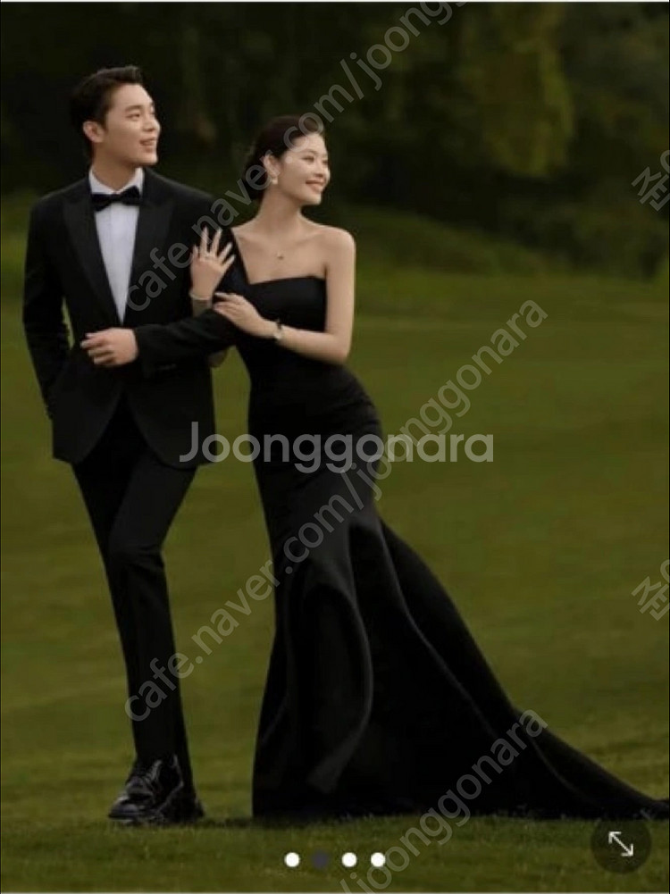 2부 드레스 셀프웨딩드레스 블랙드레스 XS--2
