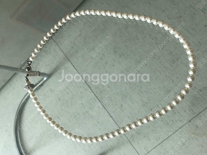 유지떼 진주목걸이 6mm--1