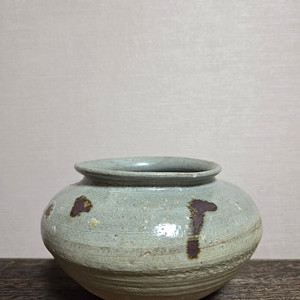 골동품 조선중기 철화백자 호
