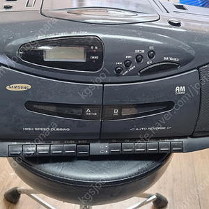삼성 CD 라디오 더블카세트 플레이어 RCD-2030m