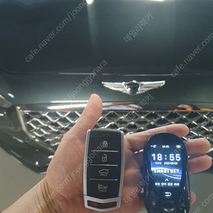 [판매] 제네시스 GV70, GV80, GV90, G70, G80, G90 모든연식 자동차키를 최신형 수입차 타입 LCD 액정 디스플레이키로 업그레이드 이식 개조 제조사 전용 로고