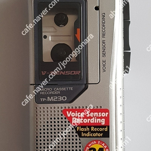 AIWA 아이와 고성능 마이크로 카세트 테이프 녹음기 새상품