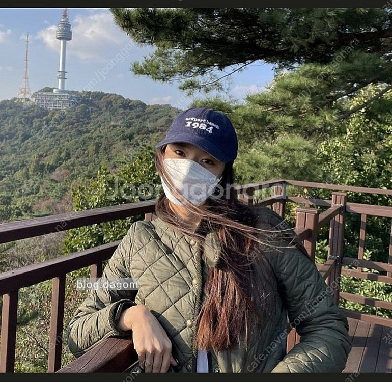 폴로 퀼팅자켓 여자 자켓 크리스탈 정수정 자켁--2