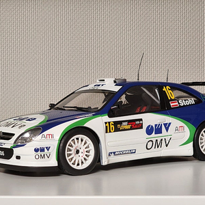 오토아트 시트로앵 WRC OMV 1:18 랠리카 다이케스트