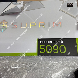 [미개봉 새제품] MSI 지포스 RTX 5090 슈프림 SOC D7 32GB 하이퍼프로져