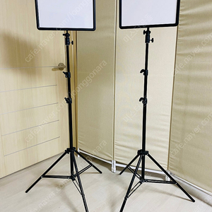고독스 Godox LED P260C 지속광 방송조명 + 스탠드 + 리모컨 + AC 어댑터 2세트 판매합니다