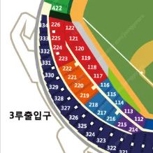 5월3일(토) 잠실 엘지 SSG 3루 오렌지석 2연석