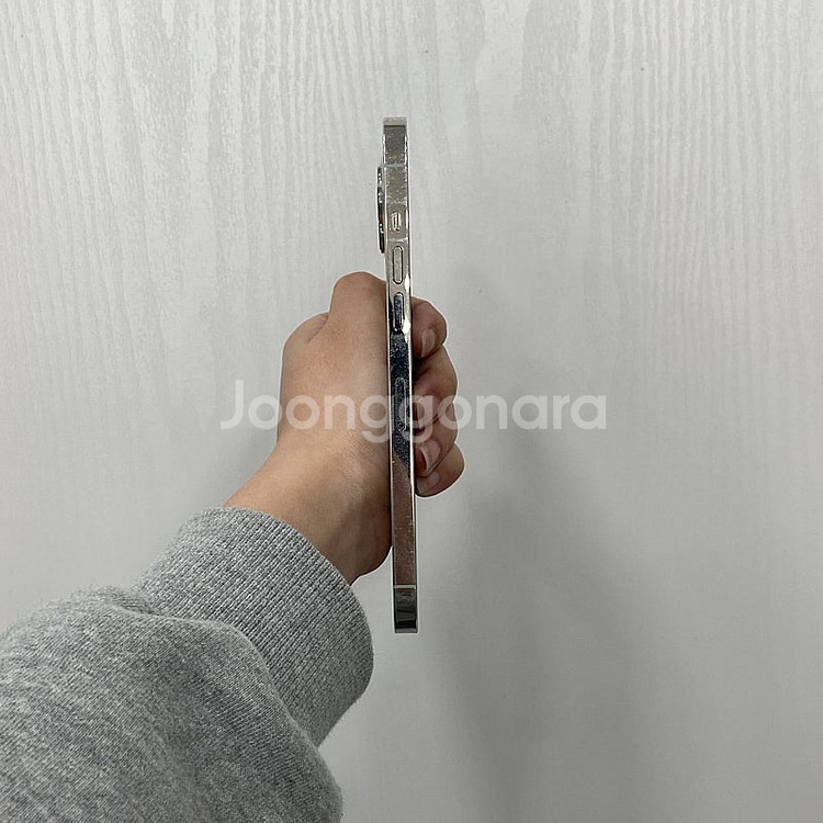 51975 아이폰12프로맥스 실버 256GB 부산 중고...--6