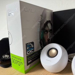갤럭시코리아 GALAX 지포스 RTX 5070 Ti EX GAMER WHITE OC D7 16GB