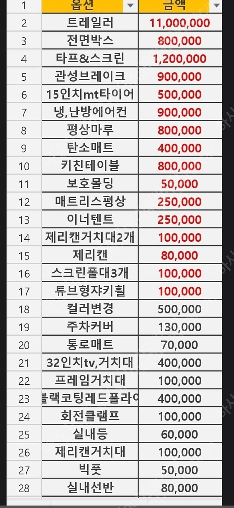 2021 코쿤T7 텐트트레일러 이미지